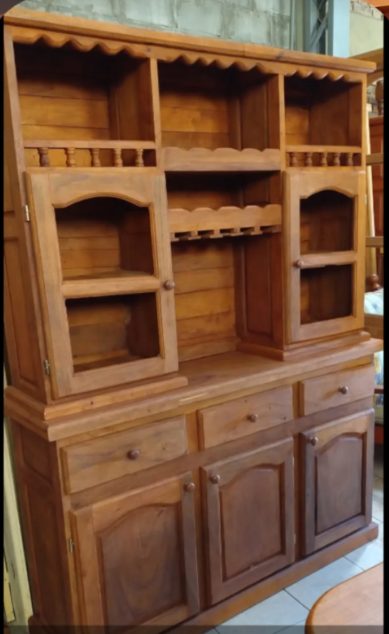Modular de 1,50 m, mueble de algarrobo de Algarrobo Pilar